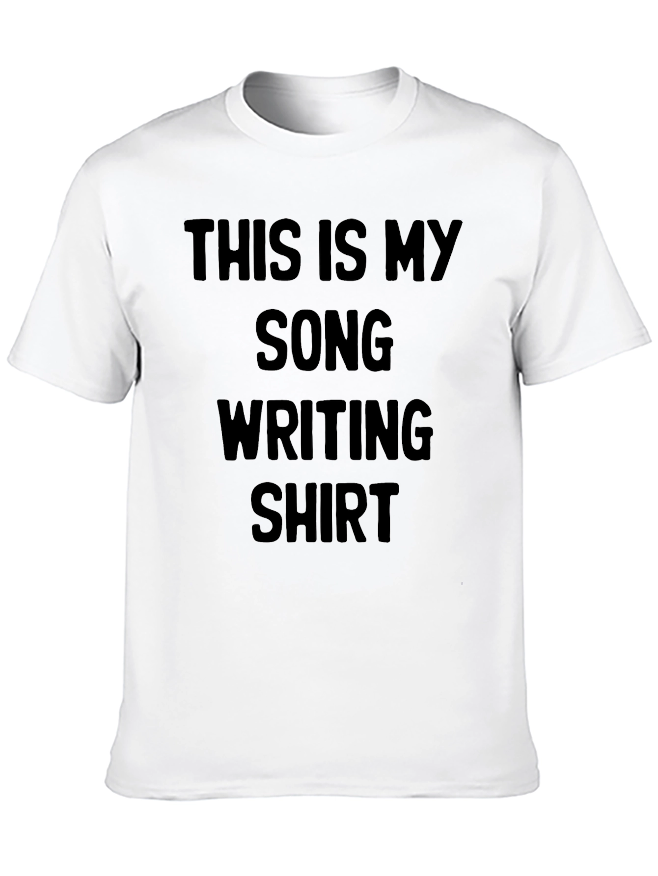 Songwriting T-Shirt - My Song Writing Shirt Black