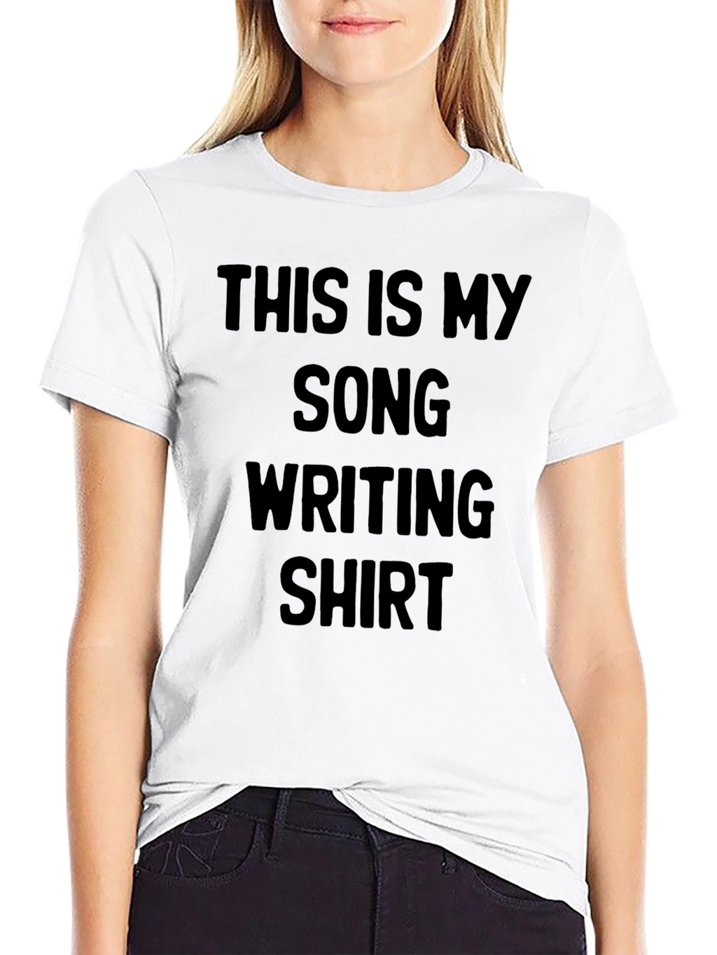 Songwriting T-Shirt - My Song Writing Shirt Black