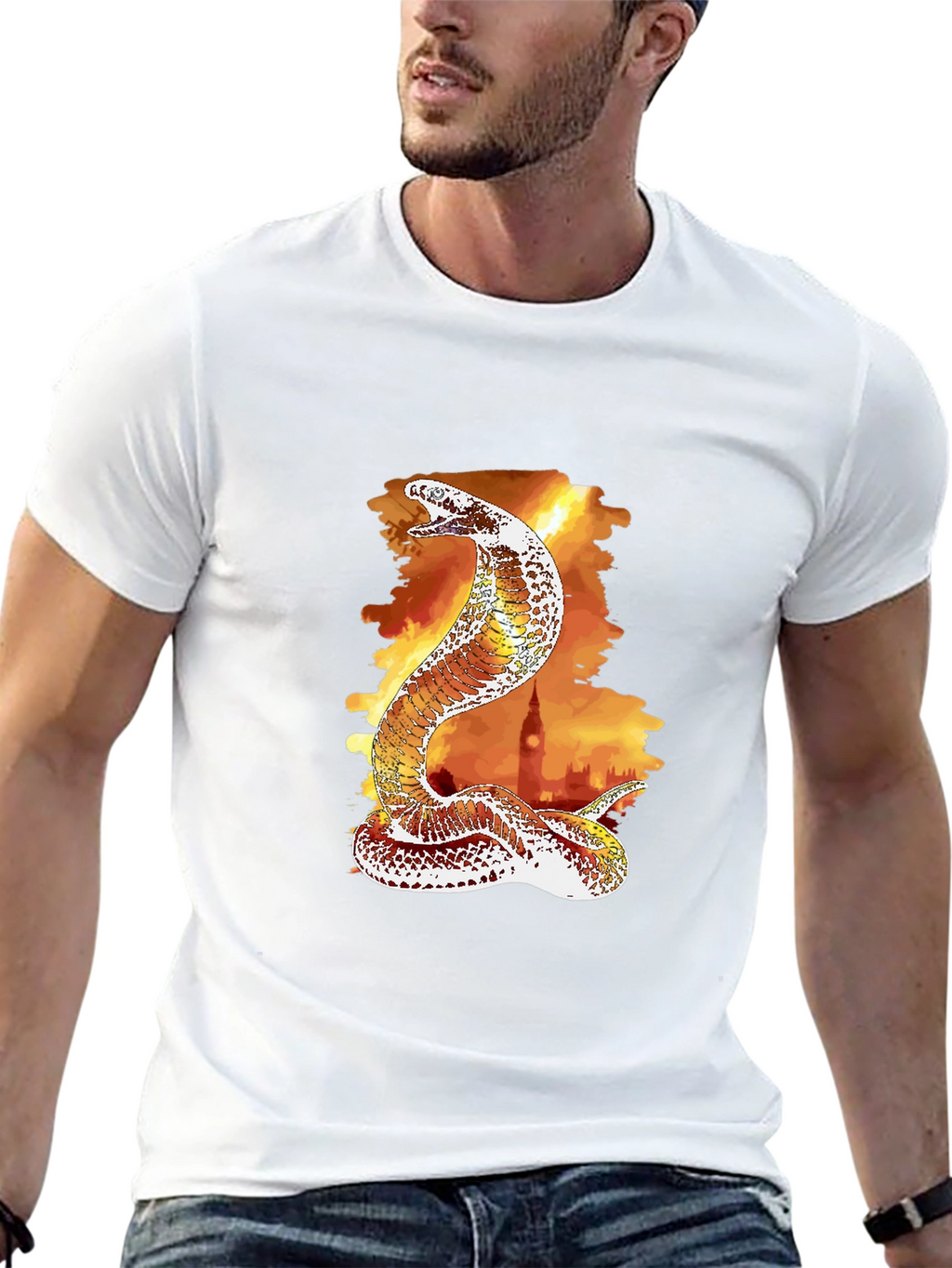 Cobra Graphic T-Shirt - Unique Design
