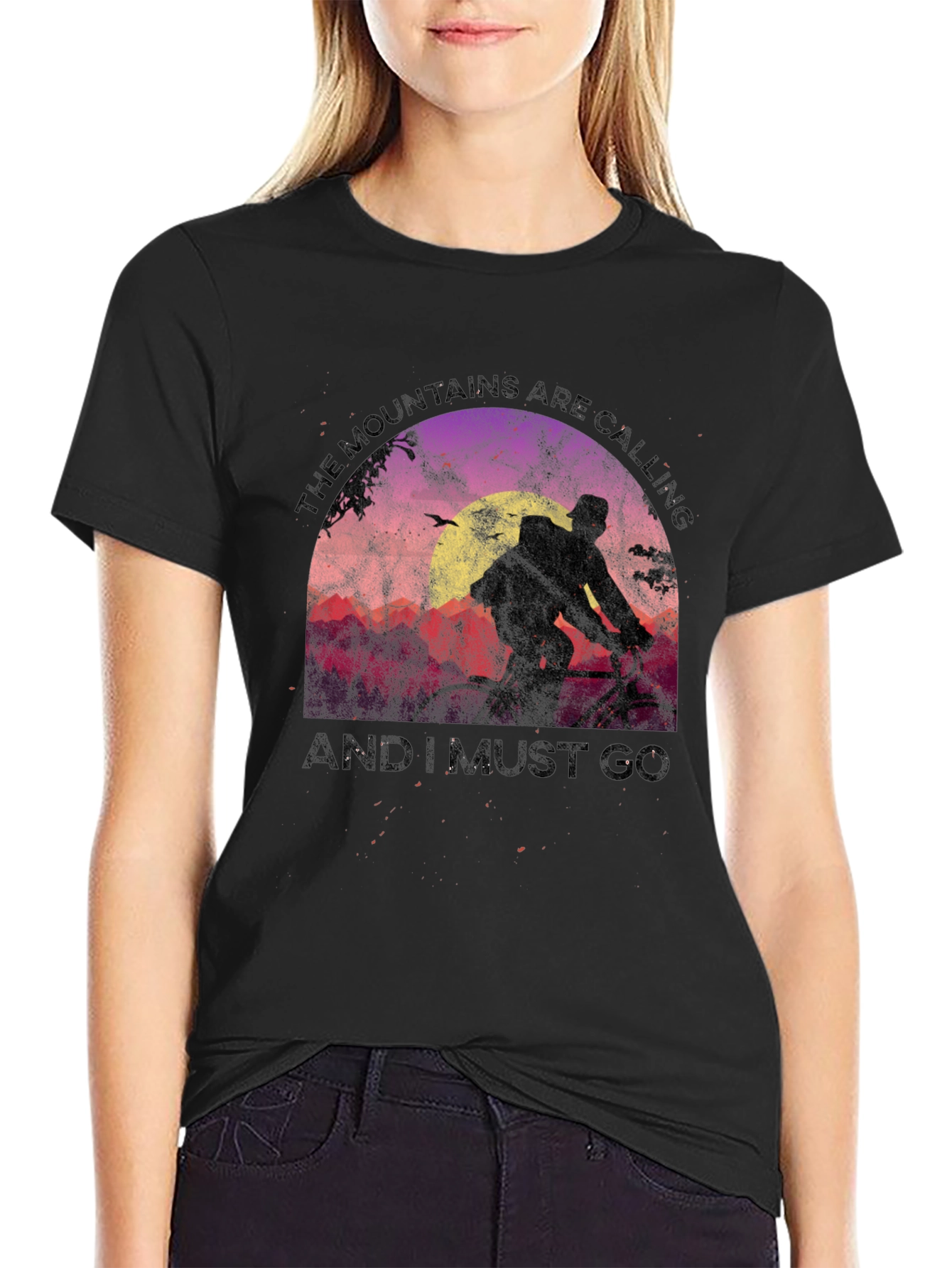Mountains Are Calling Graphic Tee - Adventure Awaits
