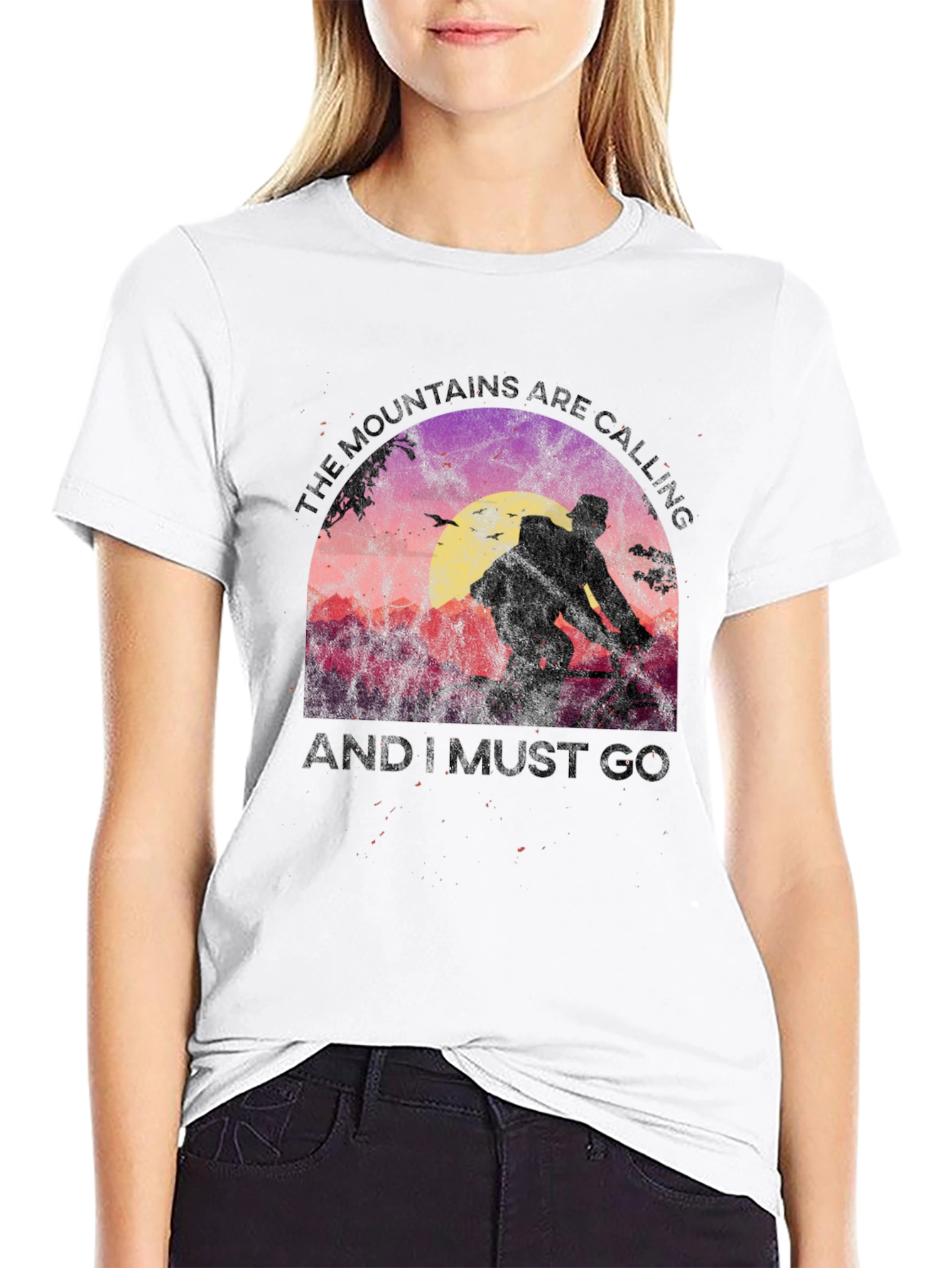 Mountains Are Calling Graphic Tee - Adventure Awaits