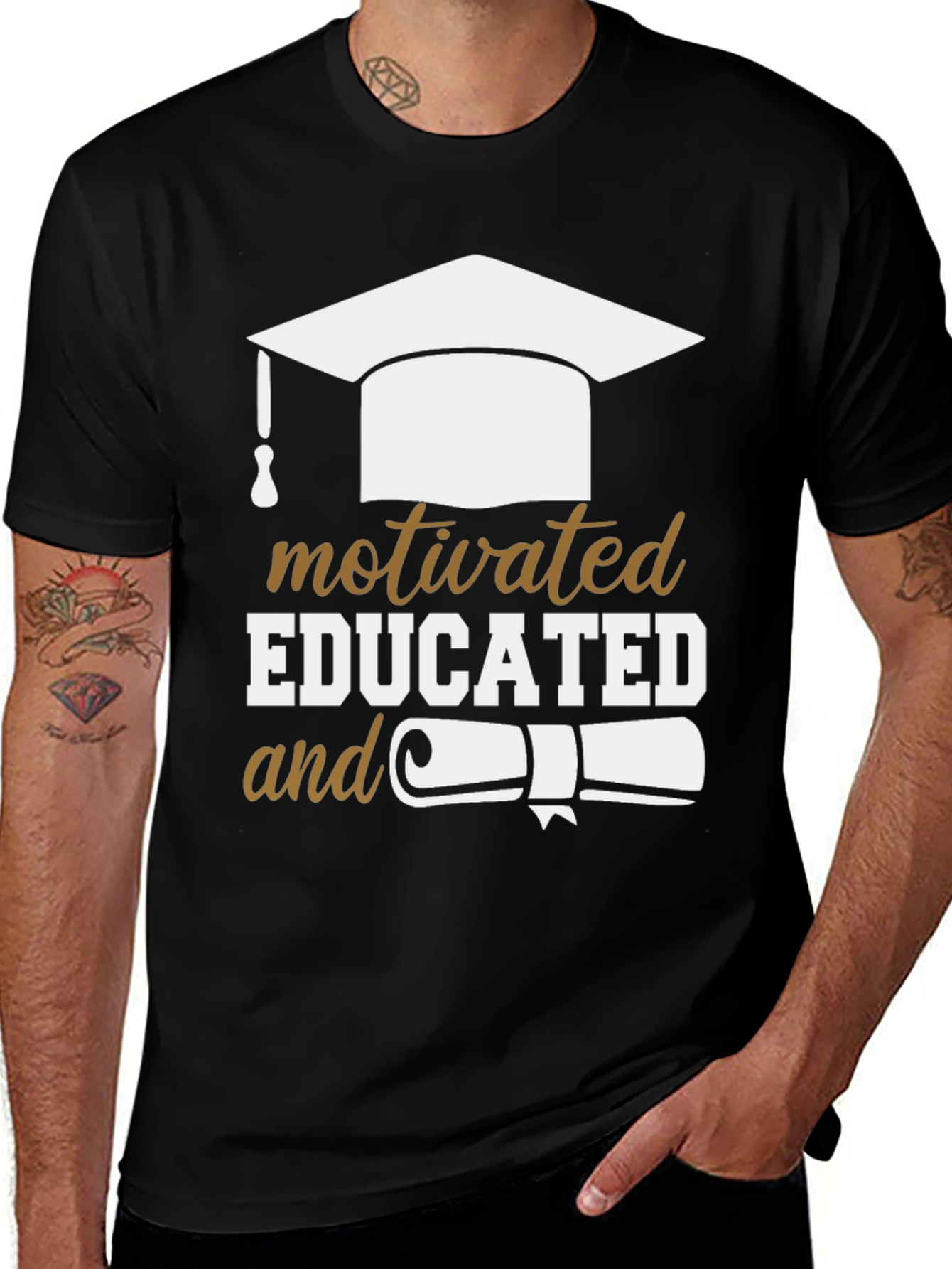 Motivated Educated Graduation T-Shirt