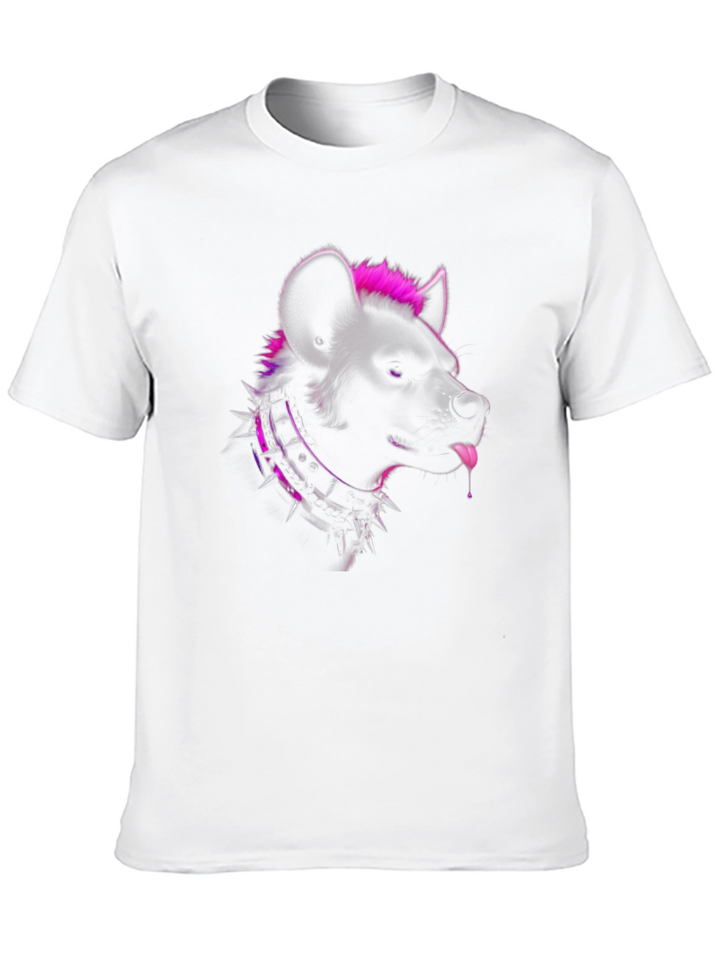 Hyena Graphic Tee - Punk Style Black T-Shirt