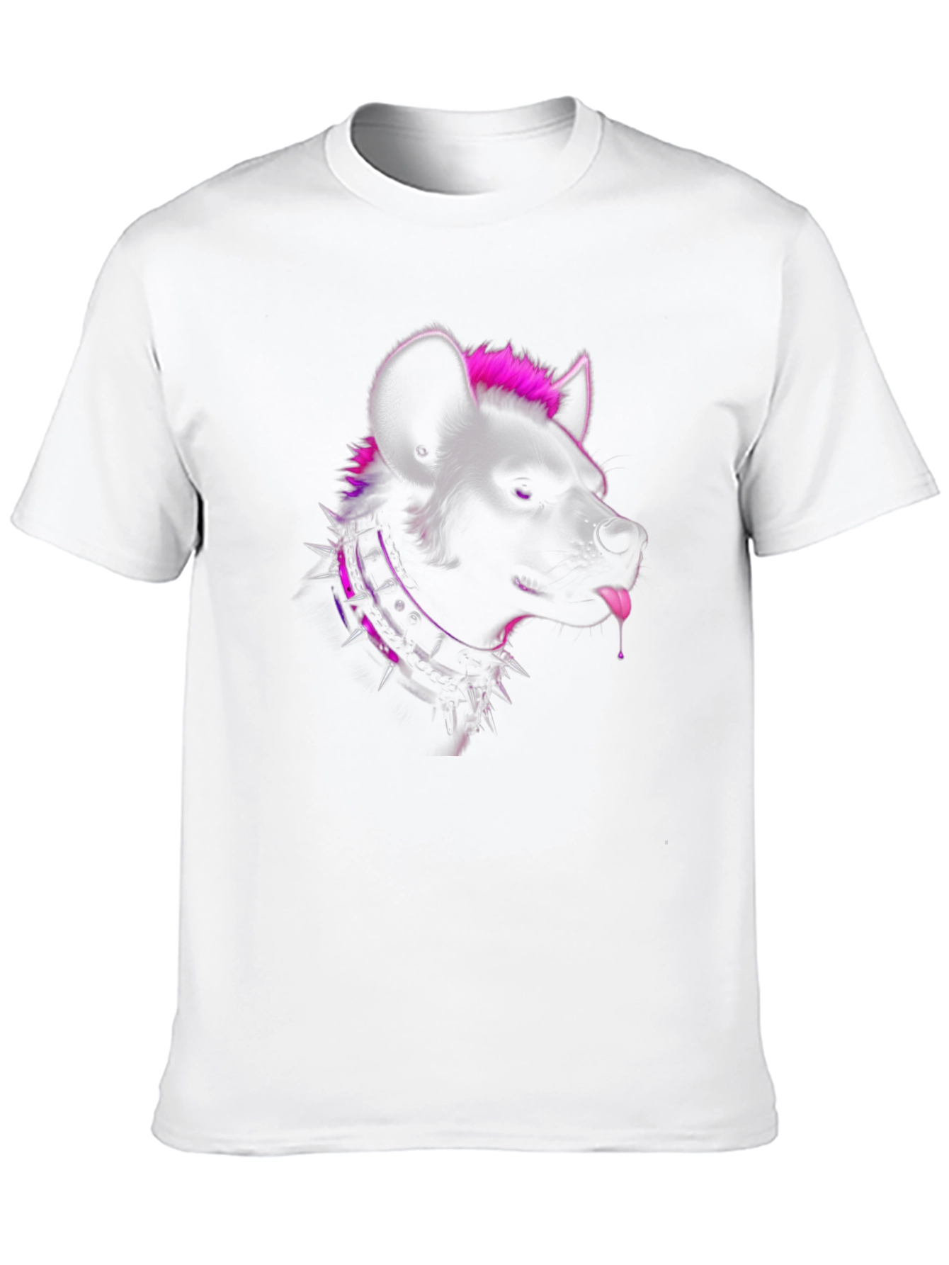 Hyena Graphic Tee - Punk Style Black T-Shirt