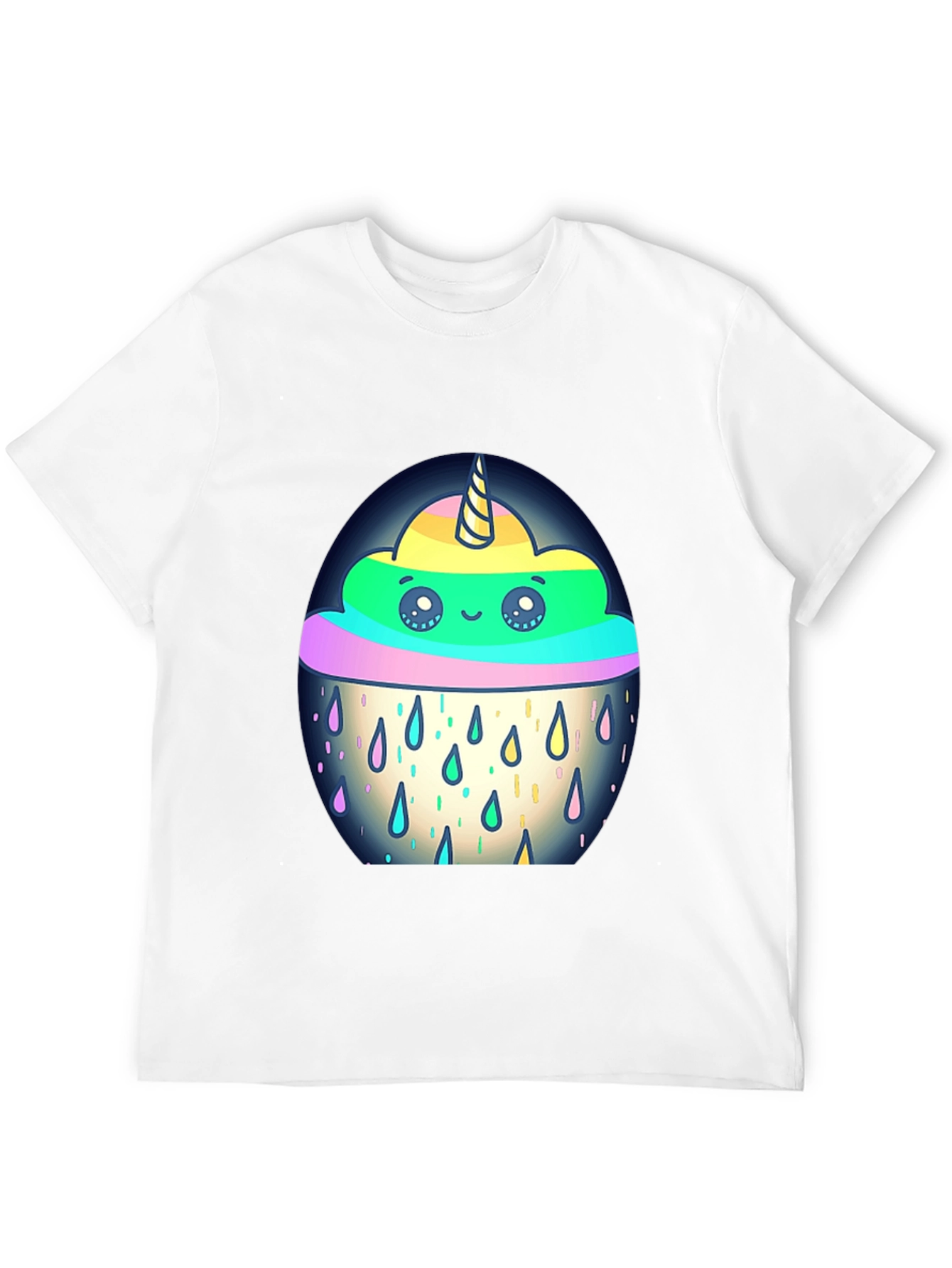 Unicorn Rain Cloud Graphic Tee