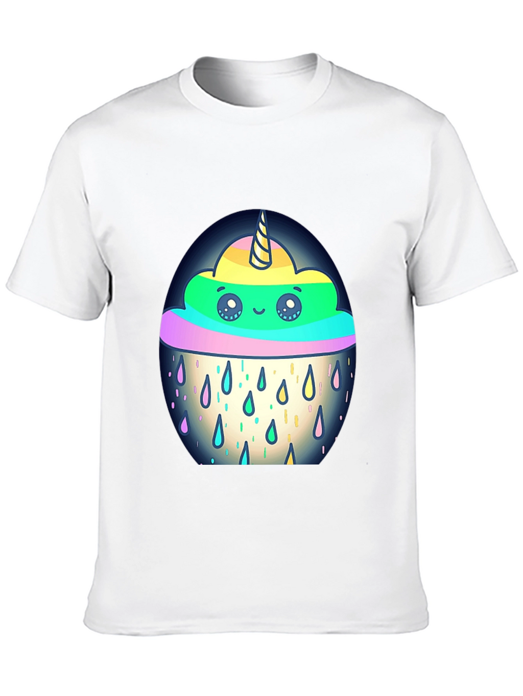 Unicorn Rain Cloud Graphic Tee