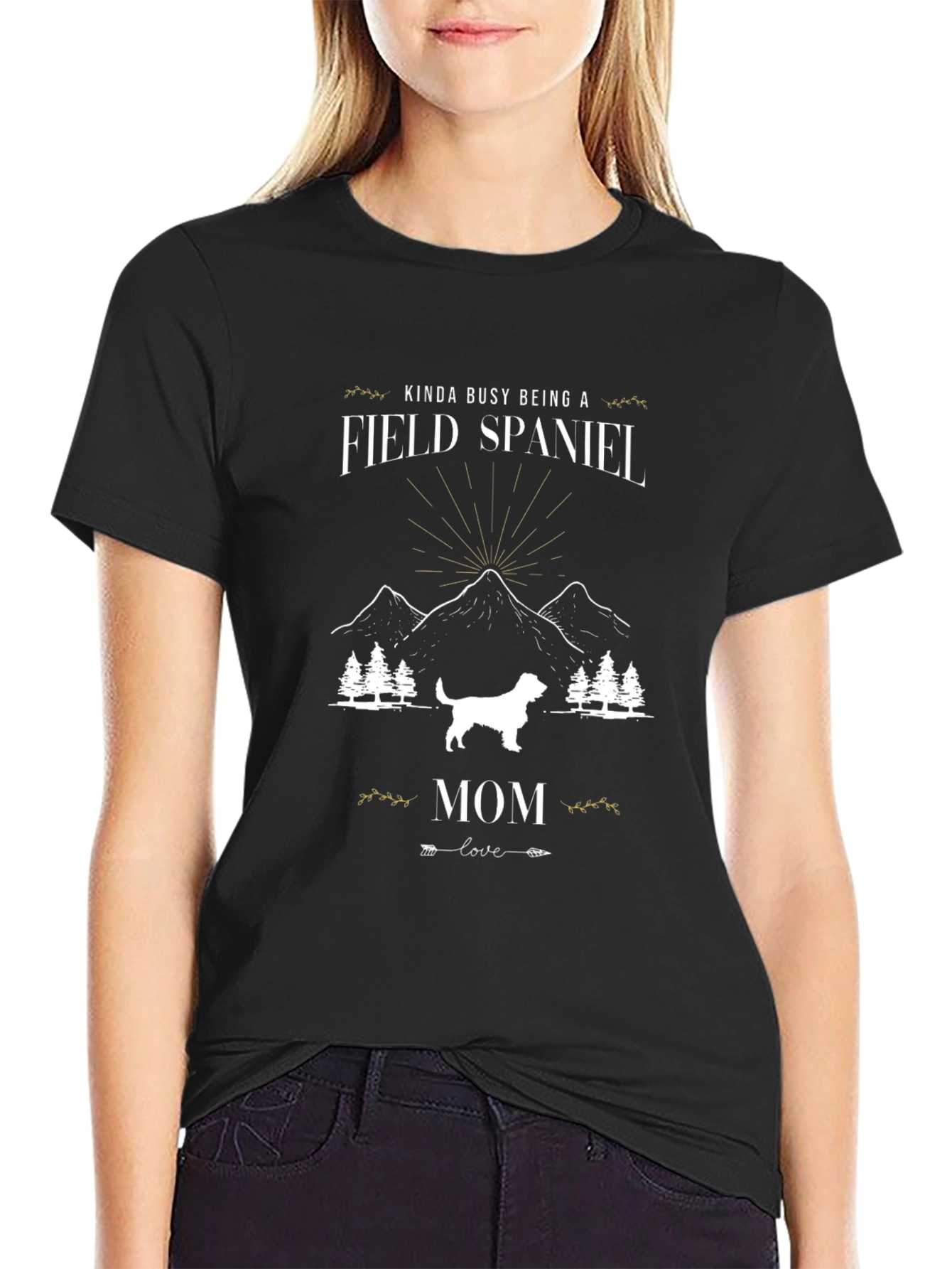 Field Spaniel Mom T-Shirt - Dog Lover Apparel