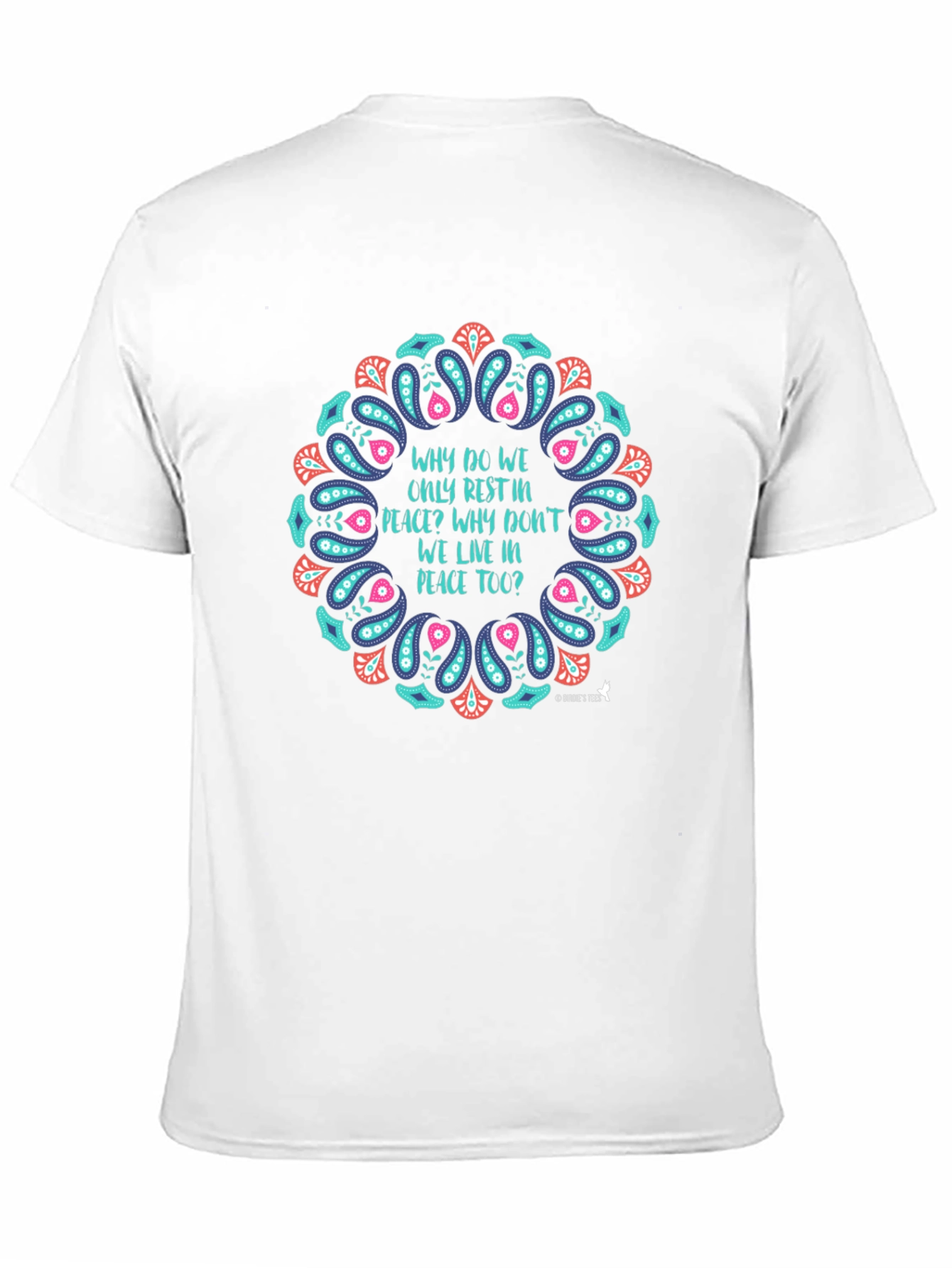 Peaceful Living Graphic Tee - Black