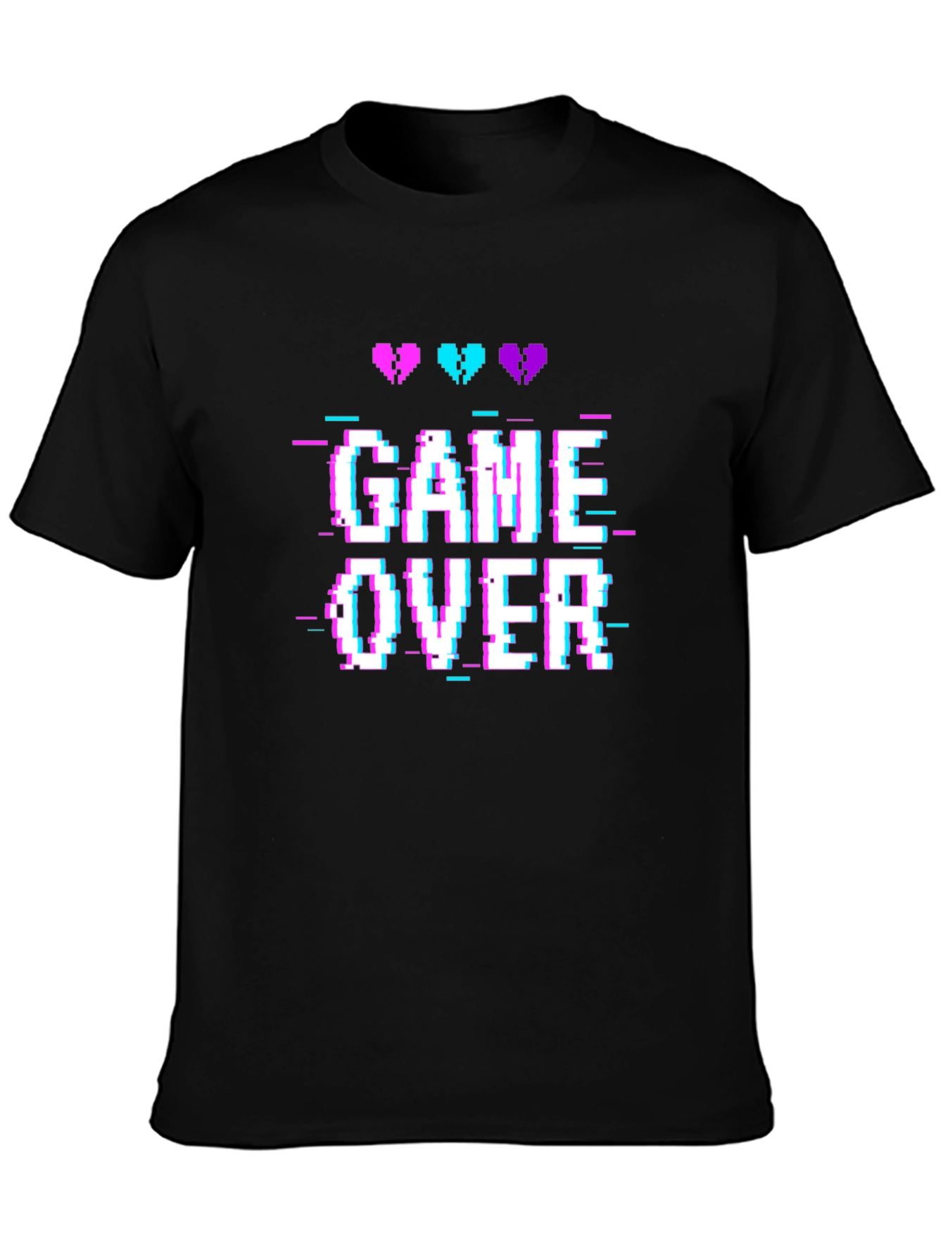 Game Over Pixel Art T-Shirt - Retro Gaming Tee