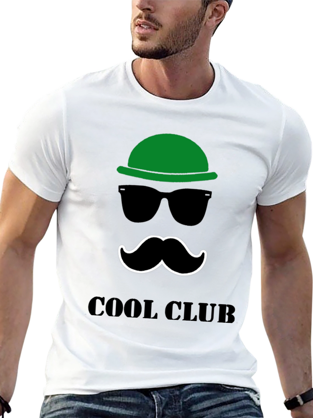 Cool Club Graphic T-Shirt - Stylish & Fun