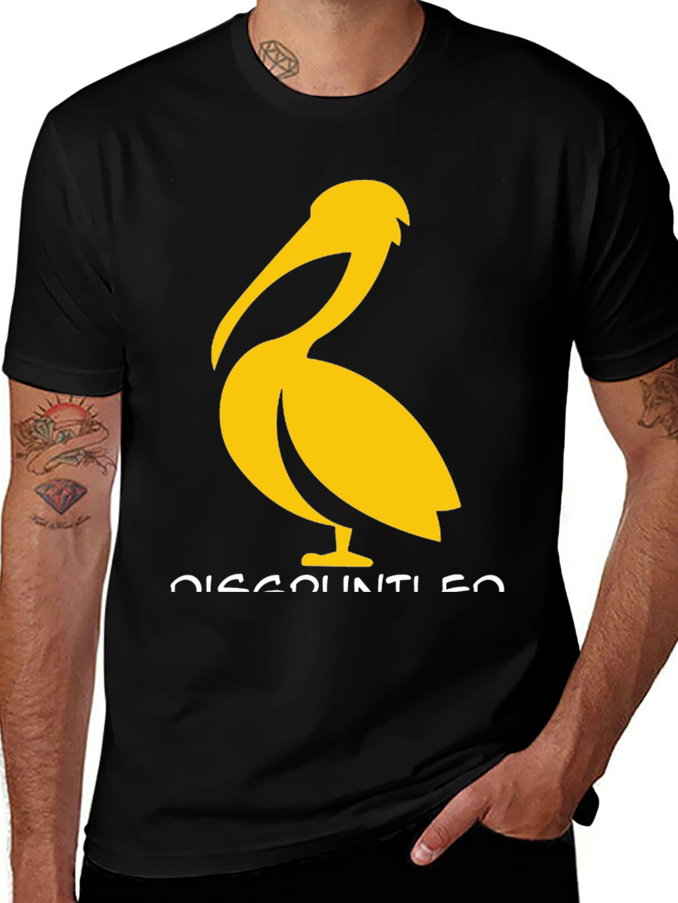 Pelican Graphic Black T-Shirt
