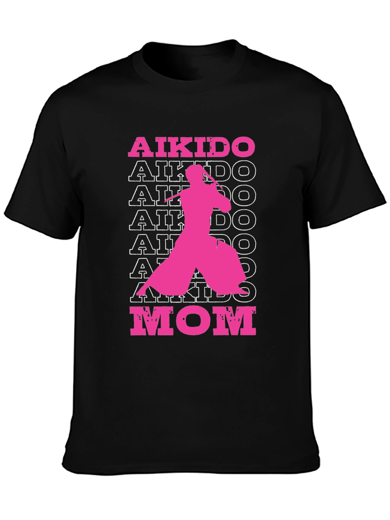 Aikido Mom Graphic T-Shirt - Black