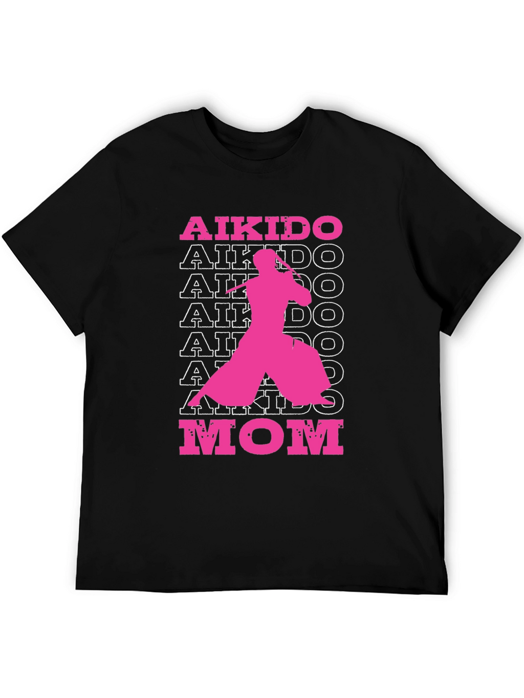 Aikido Mom Graphic T-Shirt - Black