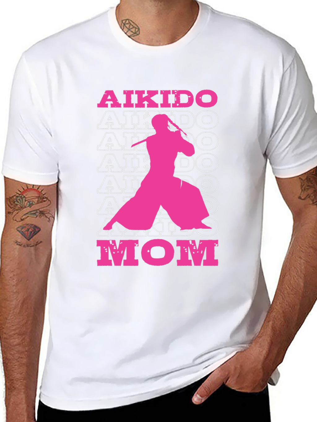 Aikido Mom Graphic T-Shirt - Black