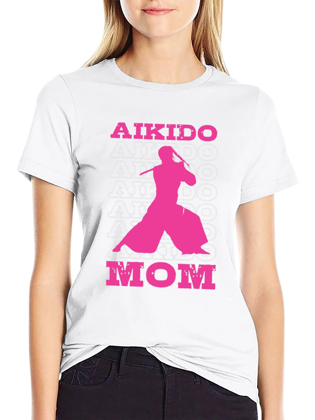 Aikido Mom Graphic T-Shirt - Black