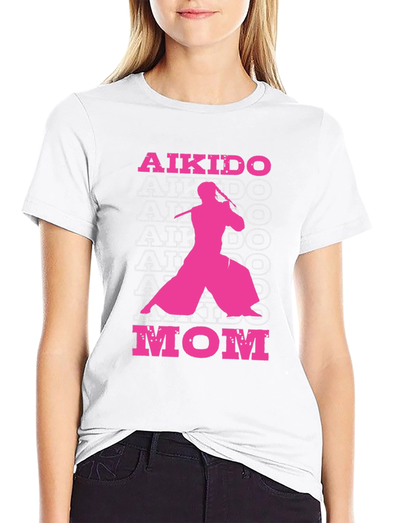 Aikido Mom Graphic T-Shirt - Black
