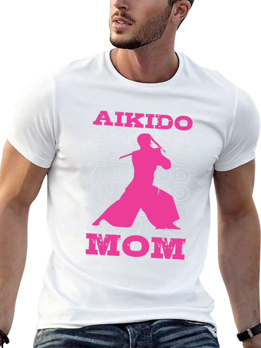 Aikido Mom Graphic T-Shirt - Black