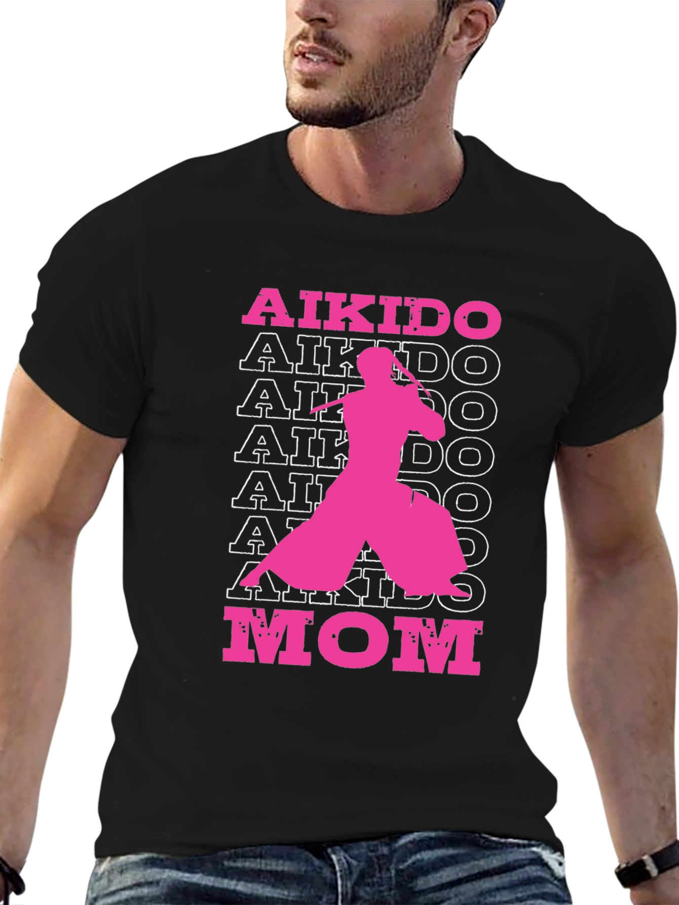 Aikido Mom Graphic T-Shirt - Black