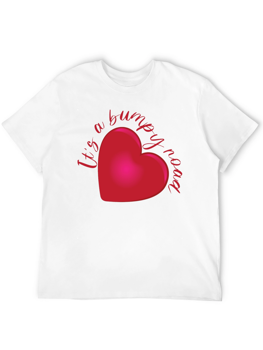Bumpy Road Heart T-Shirt