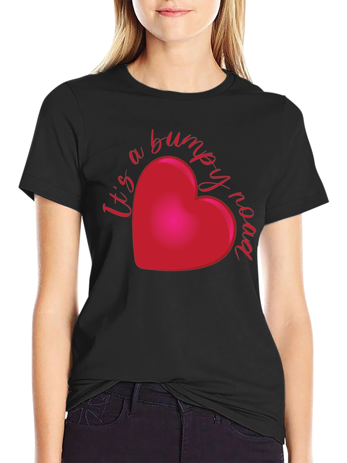 Bumpy Road Heart T-Shirt