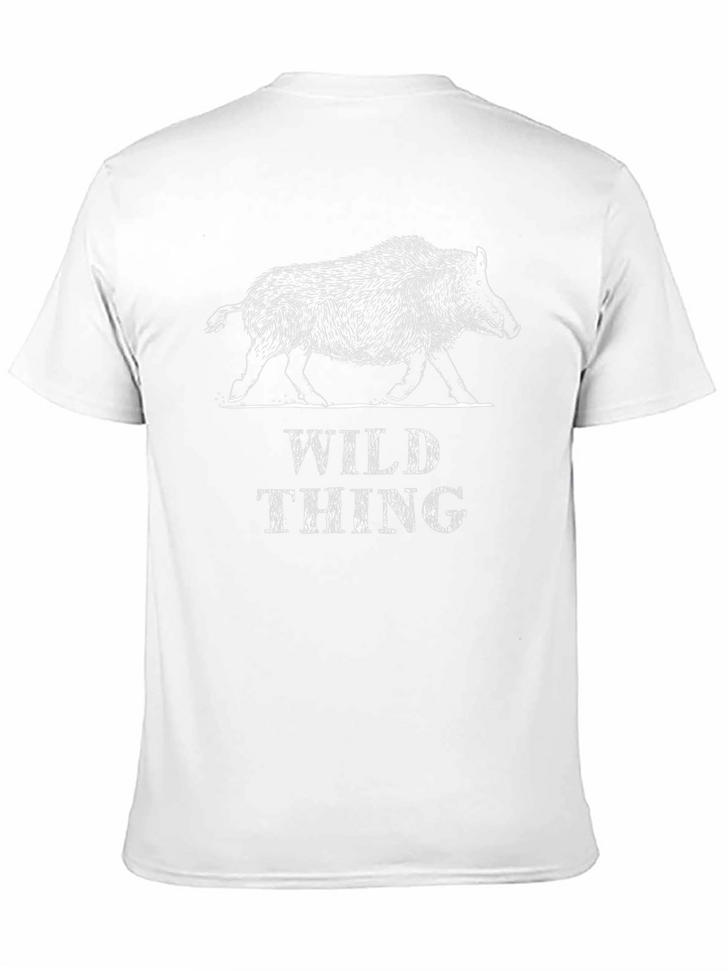 Wild Thing T-Shirt: Boar Graphic Tee