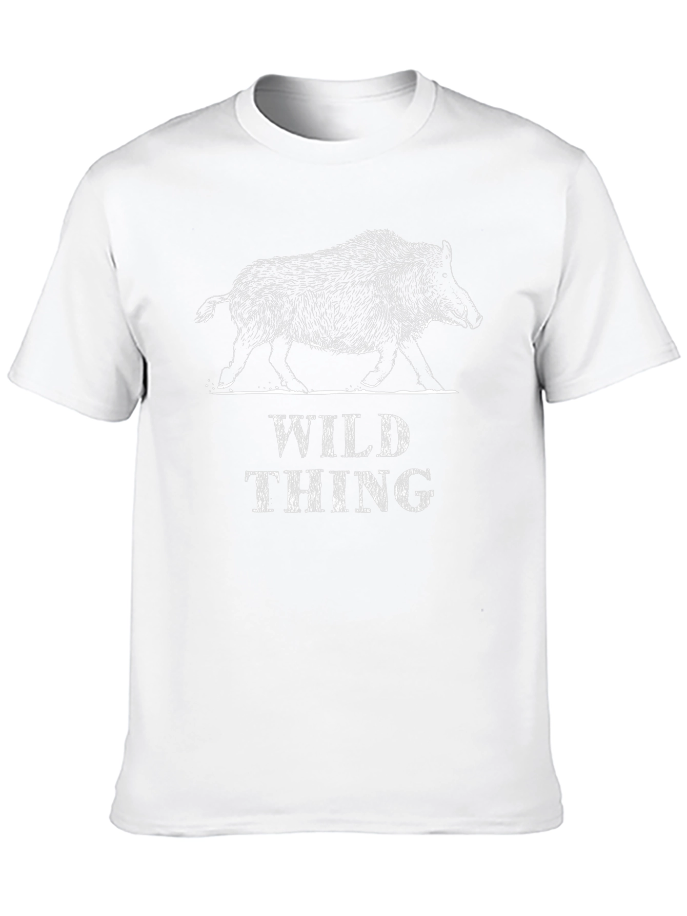 Wild Thing T-Shirt: Boar Graphic Tee