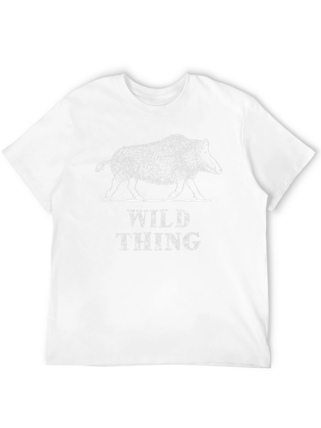 Wild Thing T-Shirt: Boar Graphic Tee