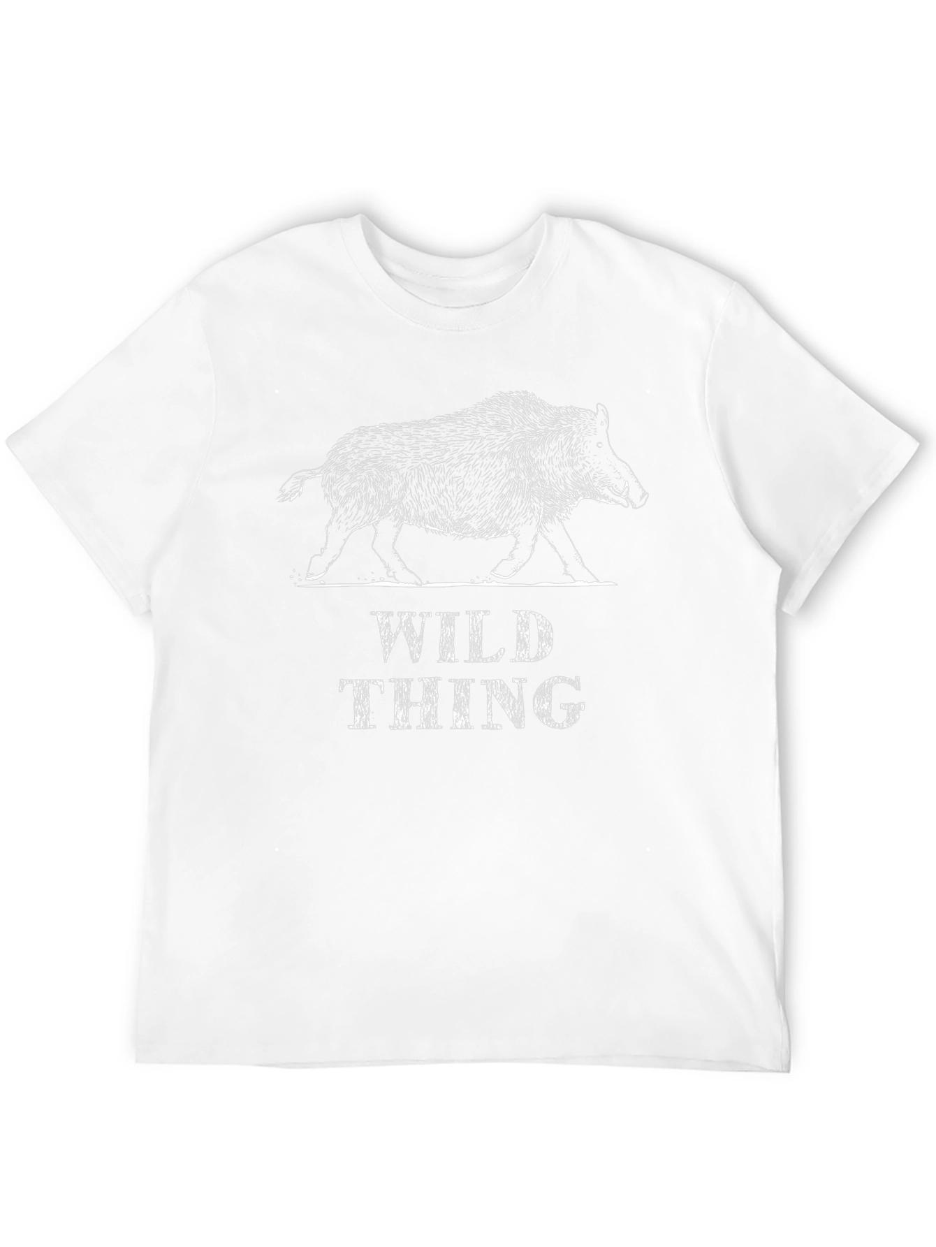 Wild Thing T-Shirt: Boar Graphic Tee