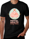 Mental Health Matters T-Shirt - Brain Yoga Design