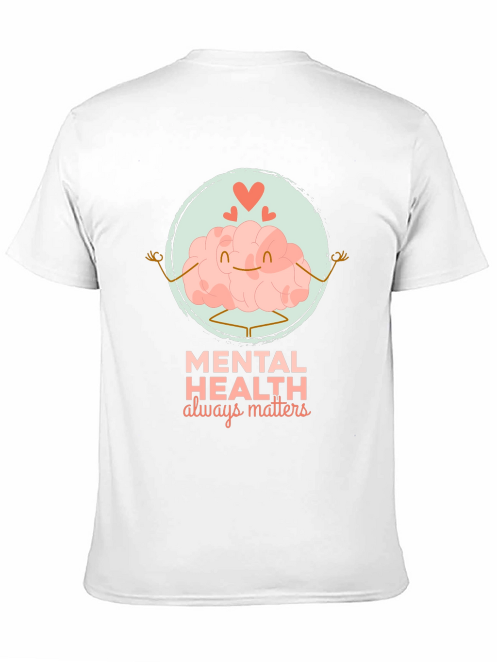 Mental Health Matters T-Shirt - Brain Yoga Design