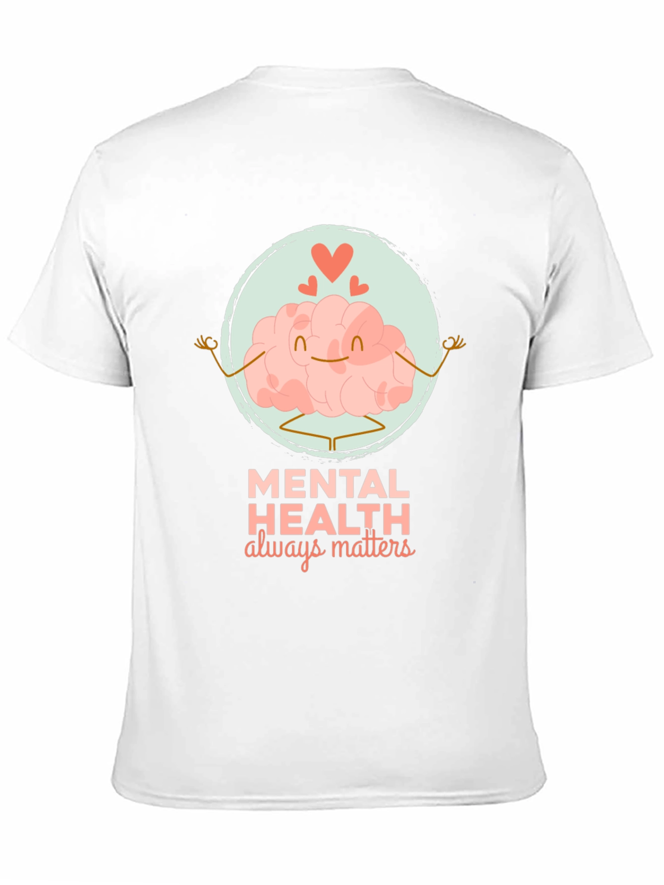 Mental Health Matters T-Shirt - Brain Yoga Design