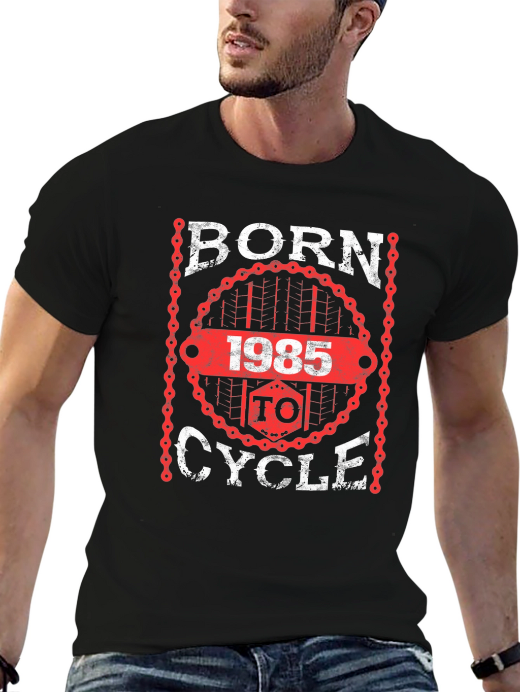 Born in 1985 To Cycle T-Shirt