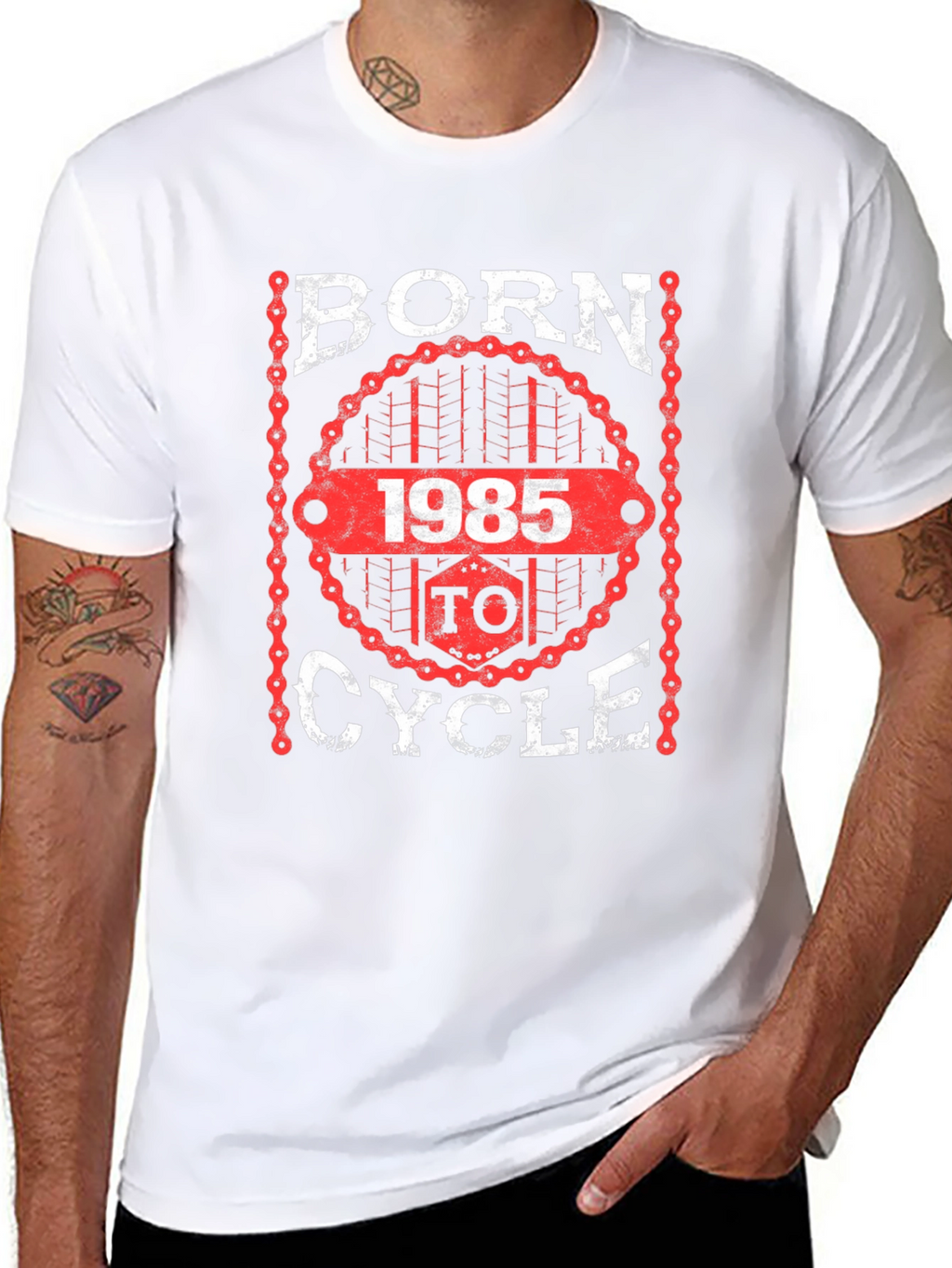 Born in 1985 To Cycle T-Shirt
