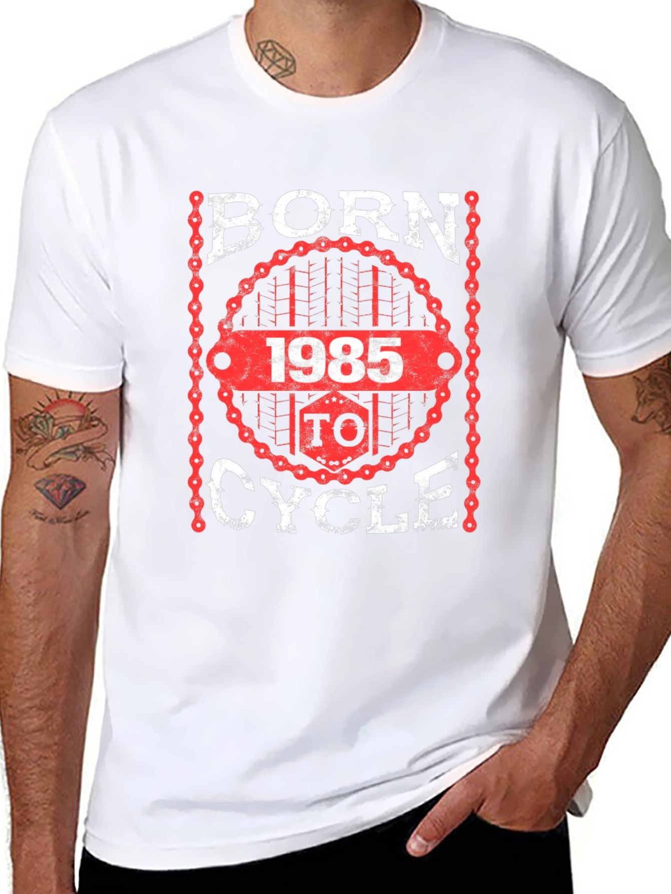 Born in 1985 To Cycle T-Shirt