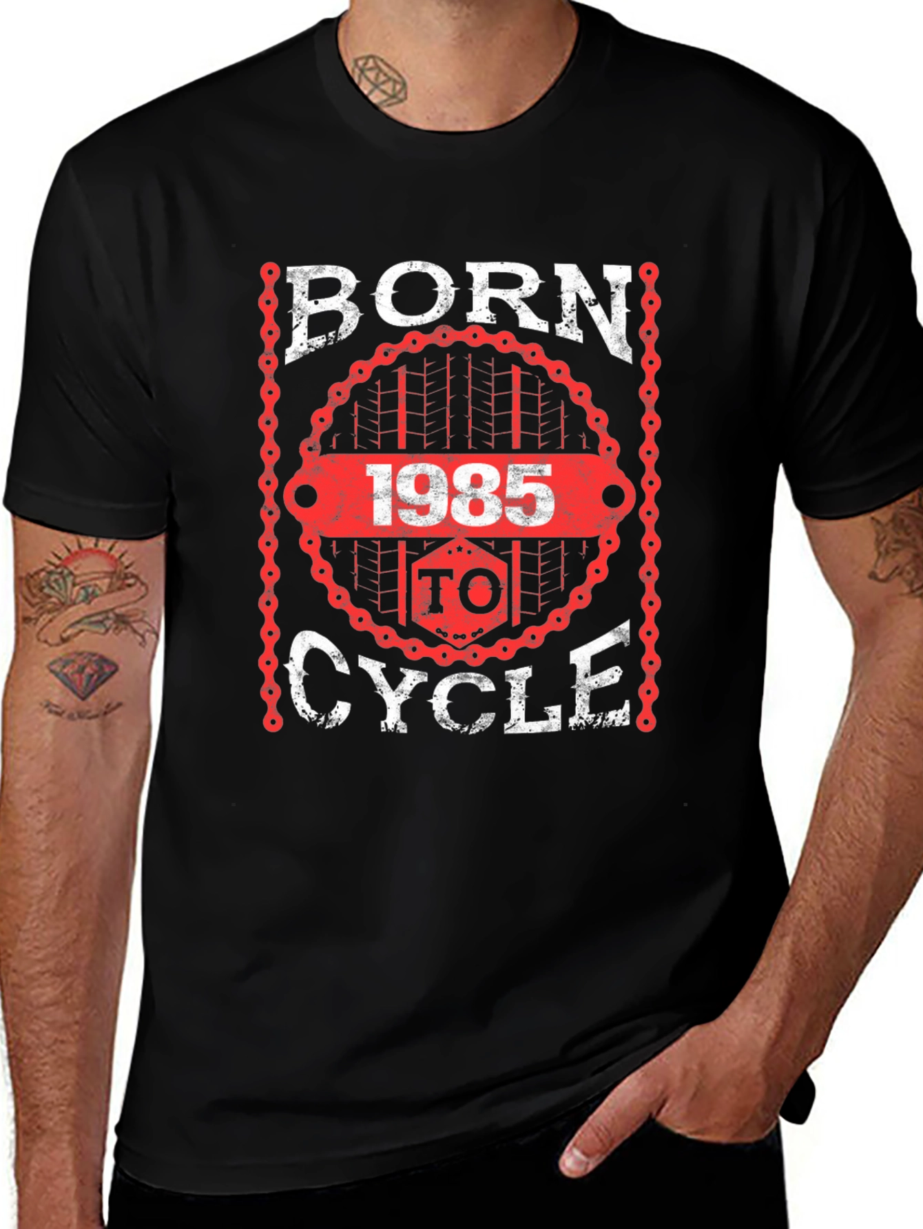 Born in 1985 To Cycle T-Shirt