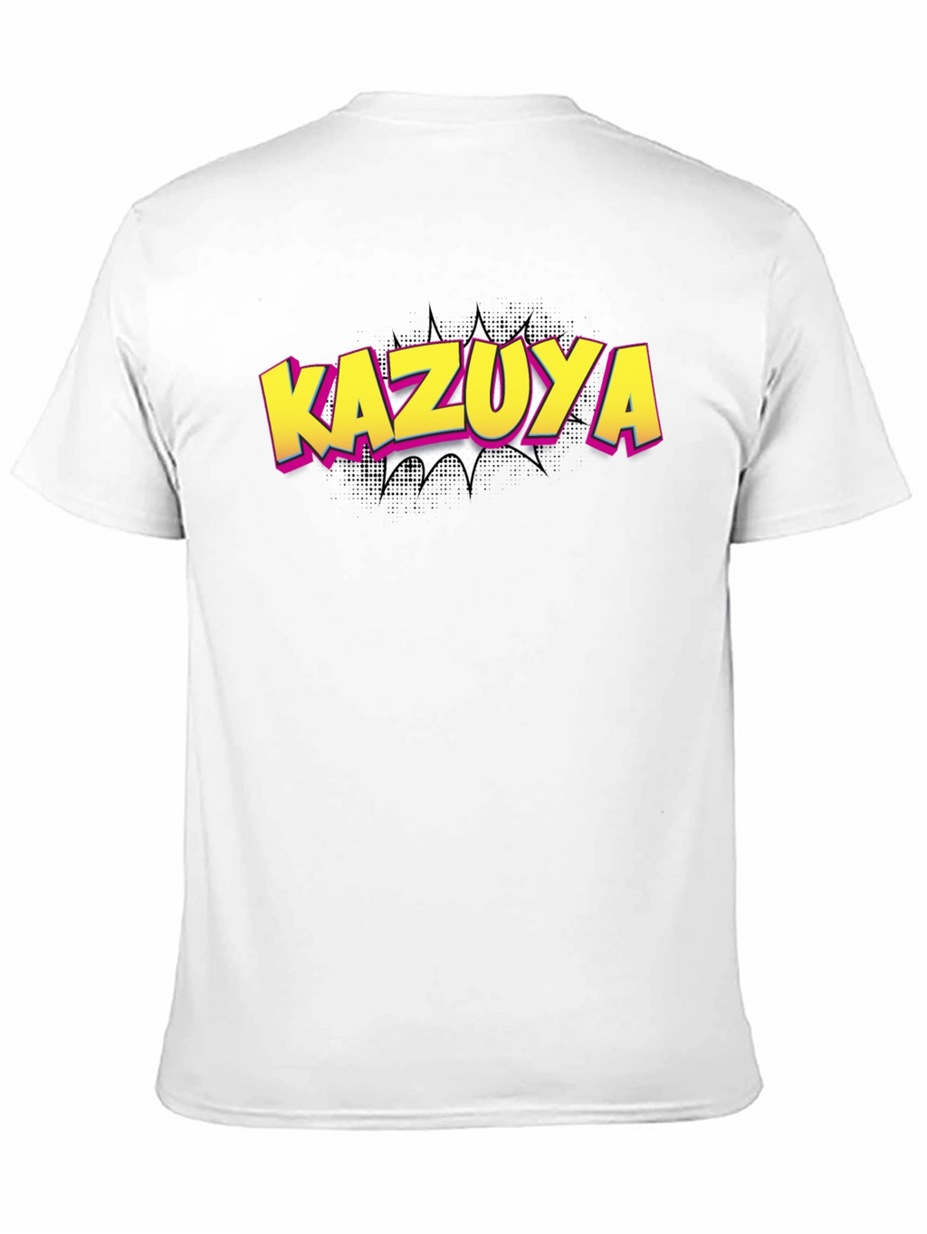 Kazuya Graphic Tee - Black Cotton Blend
