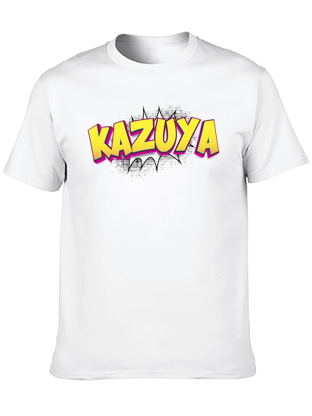 Kazuya Graphic Tee - Black Cotton Blend