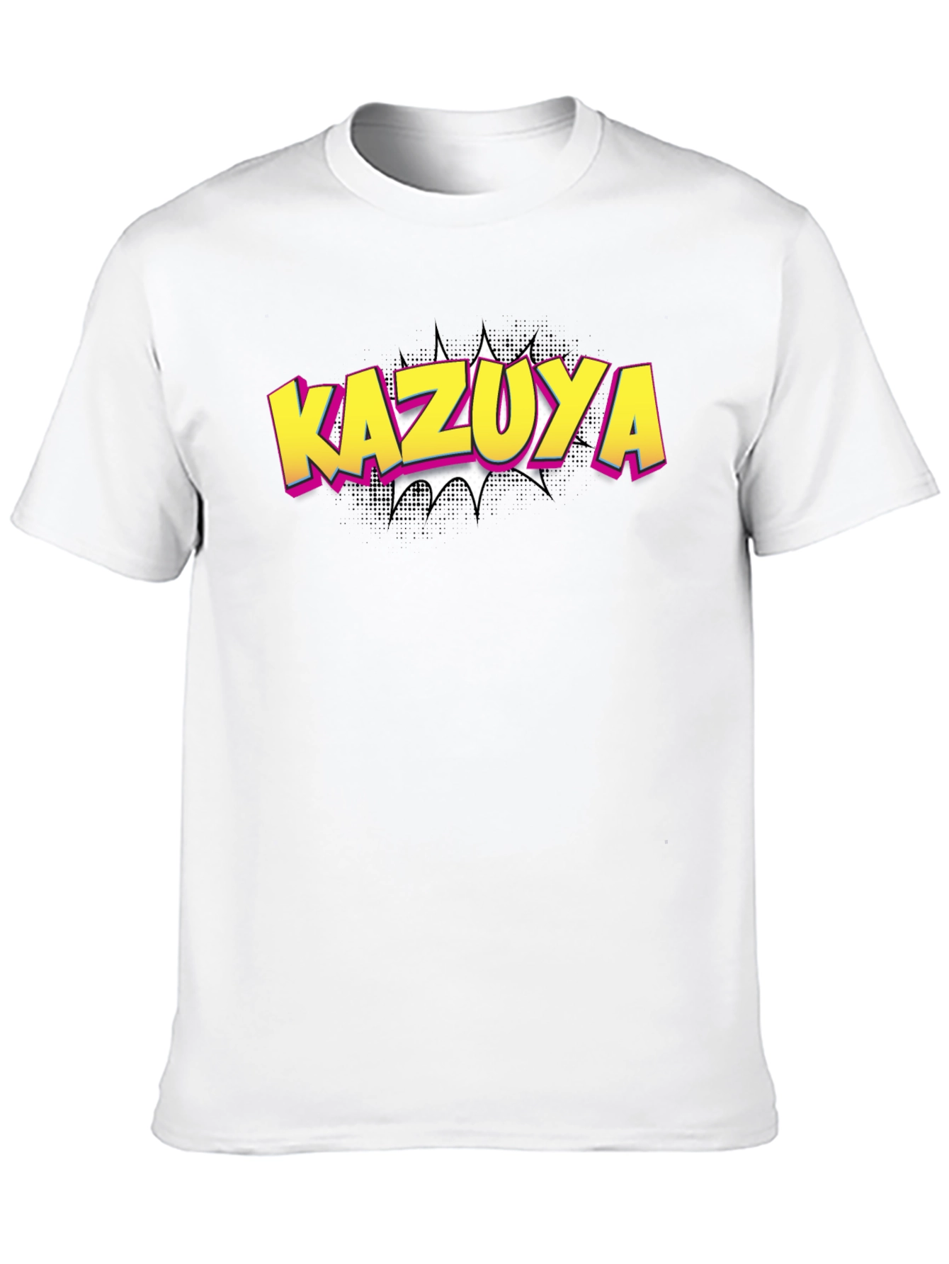 Kazuya Graphic Tee - Black Cotton Blend
