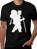 Hiking Silhouette Black T-Shirt