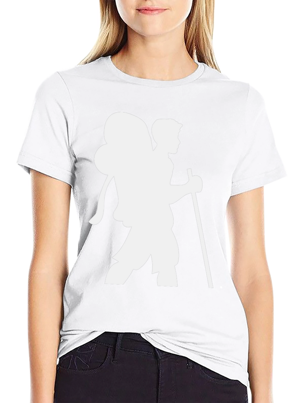 Hiking Silhouette Black T-Shirt