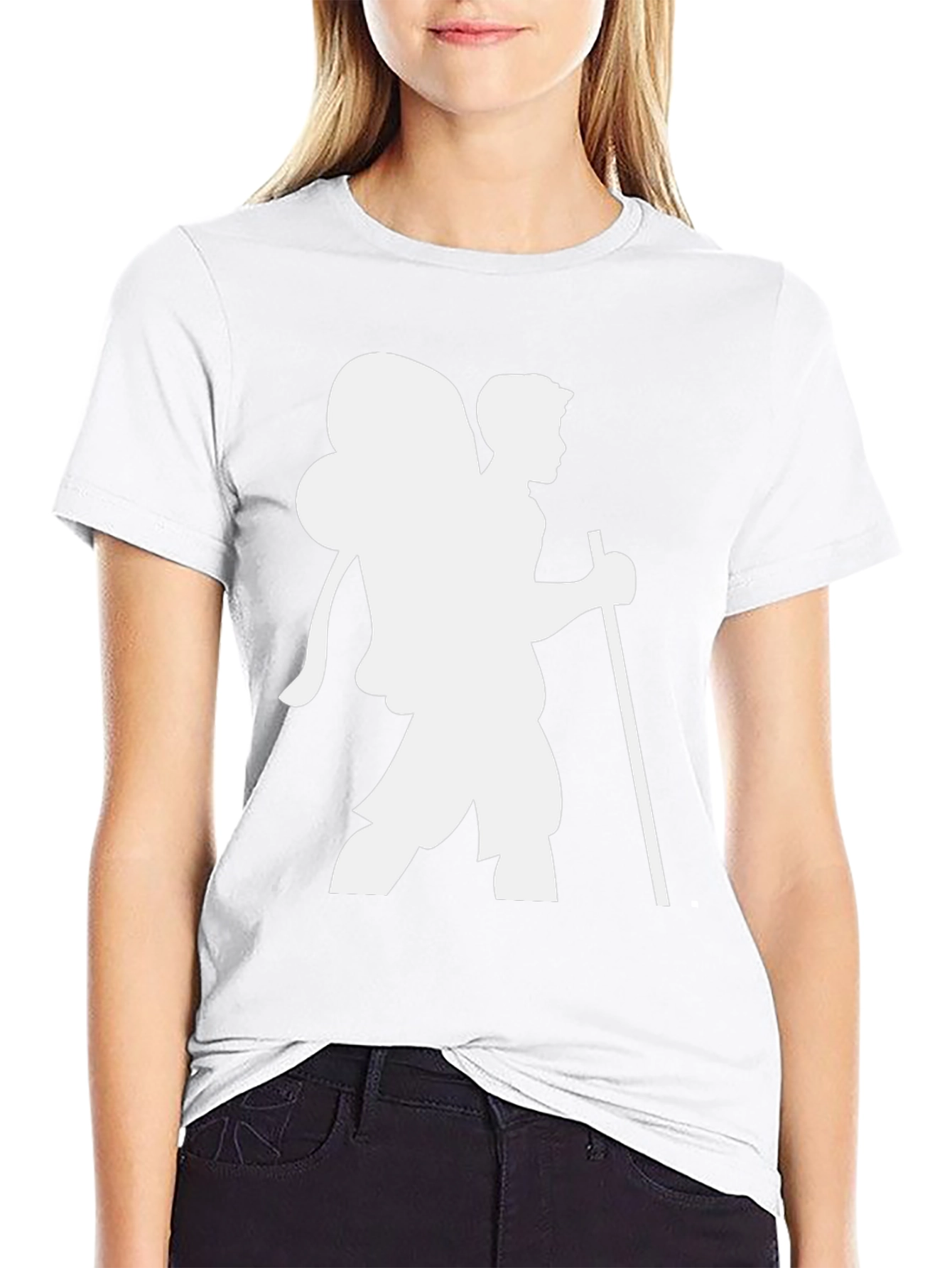 Hiking Silhouette Black T-Shirt
