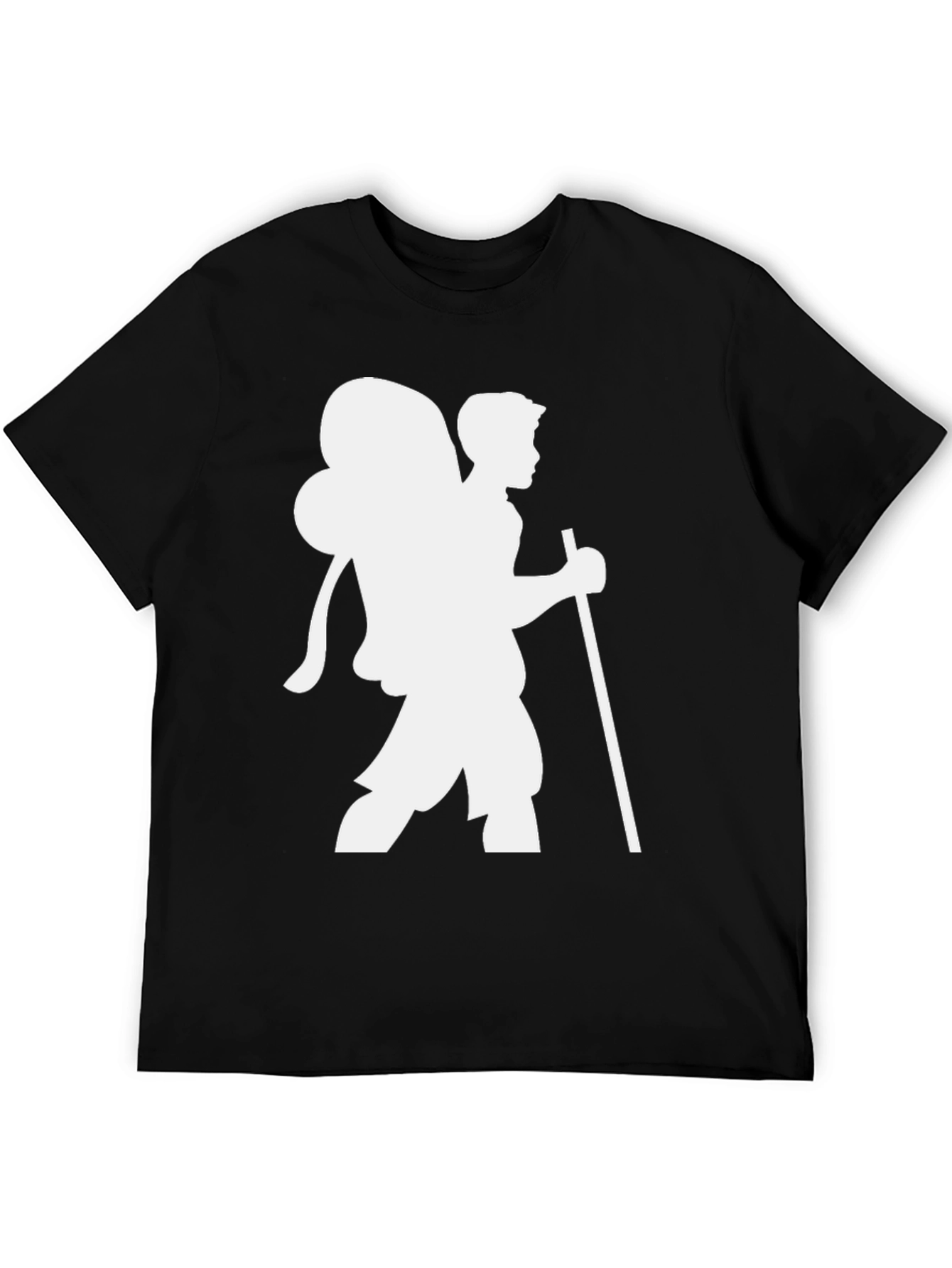 Hiking Silhouette Black T-Shirt