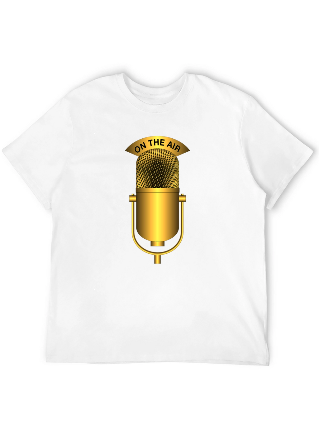 On The Air Microphone Graphic T-Shirt