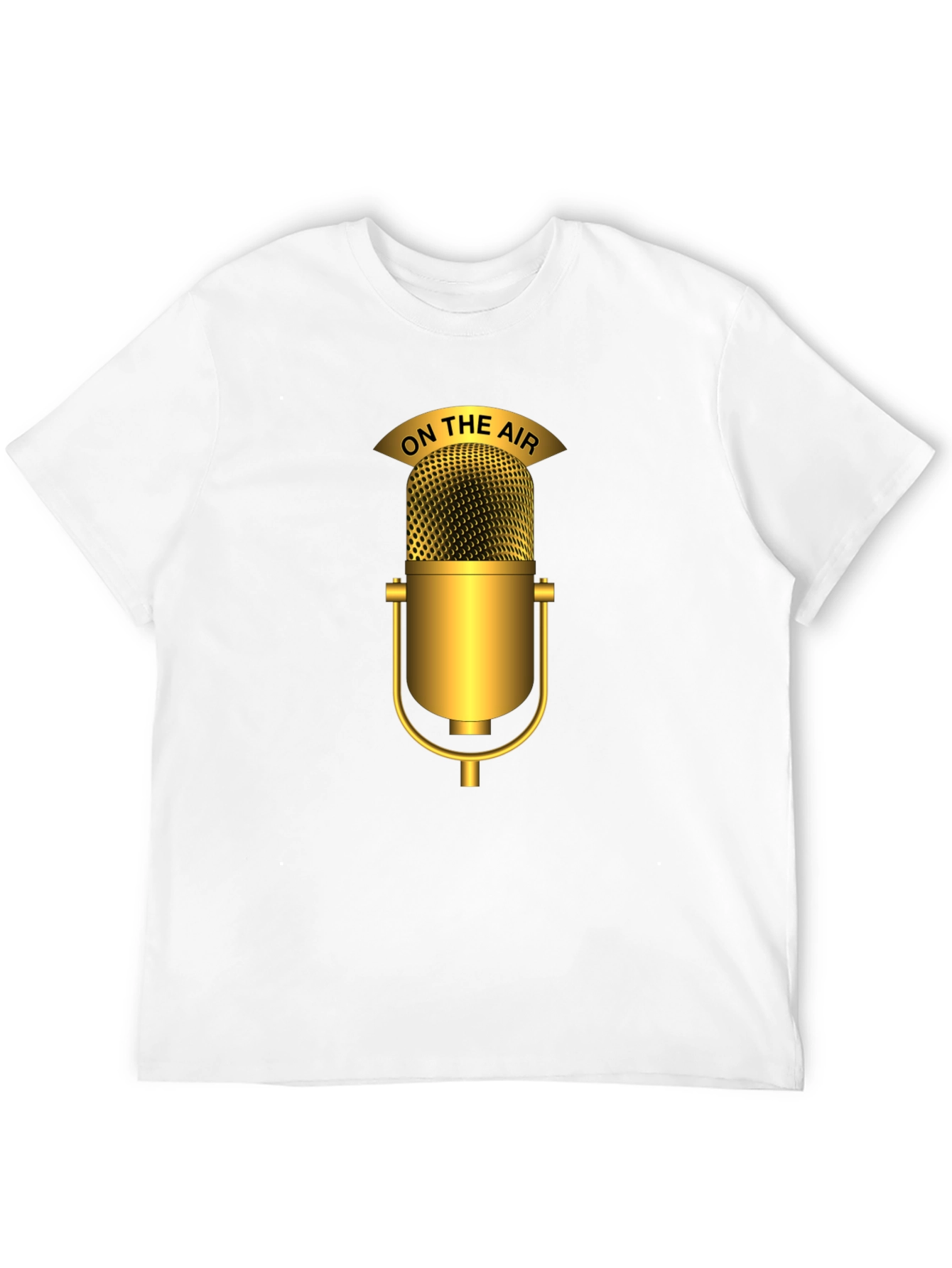 On The Air Microphone Graphic T-Shirt