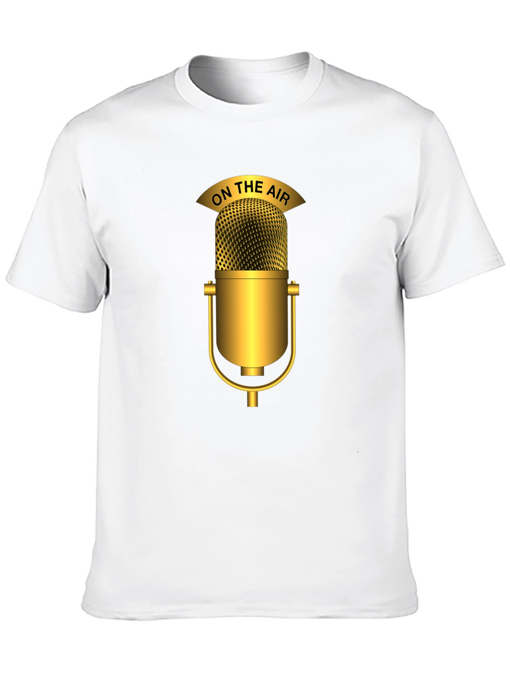 On The Air Microphone Graphic T-Shirt