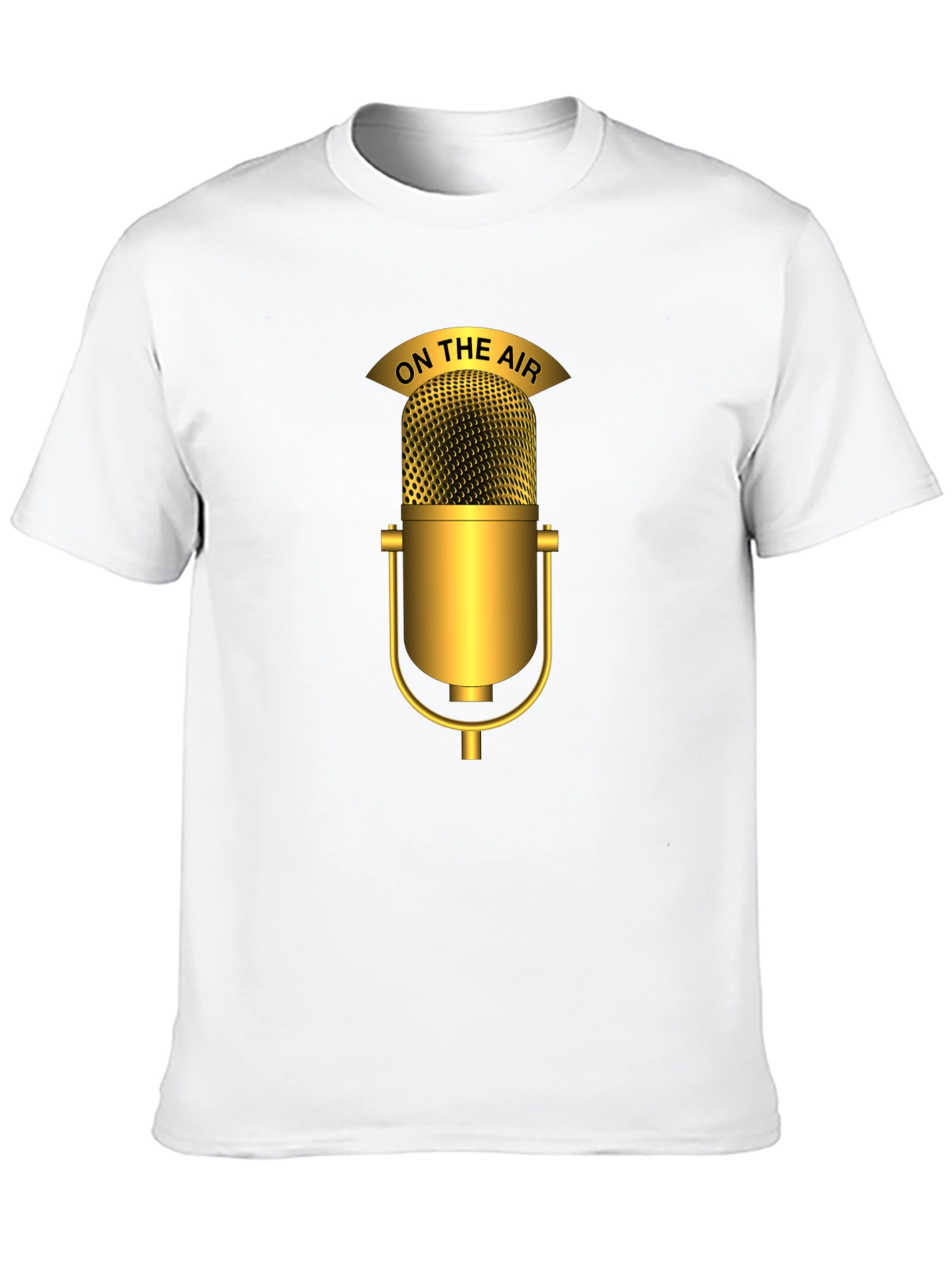On The Air Microphone Graphic T-Shirt