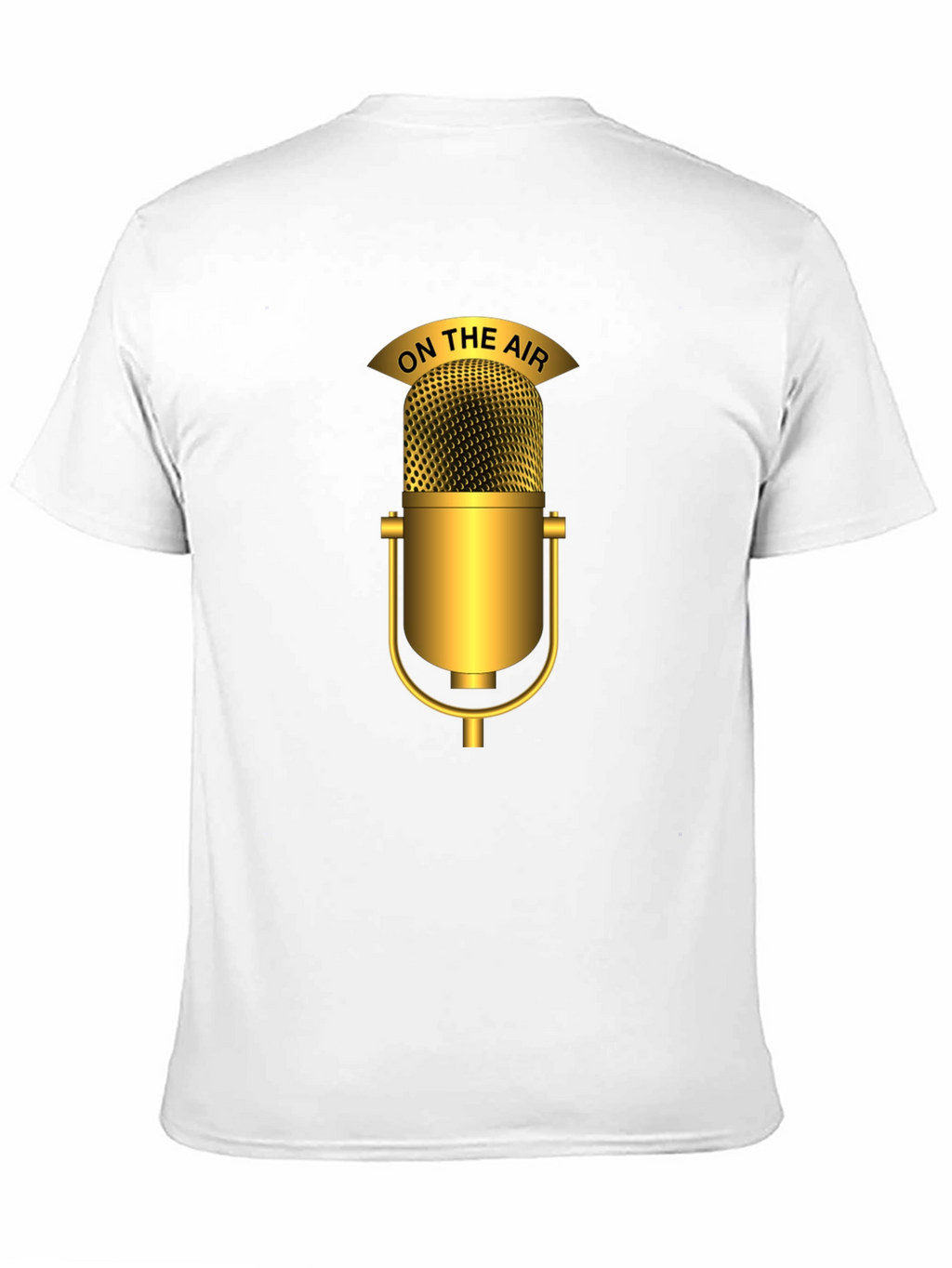On The Air Microphone Graphic T-Shirt