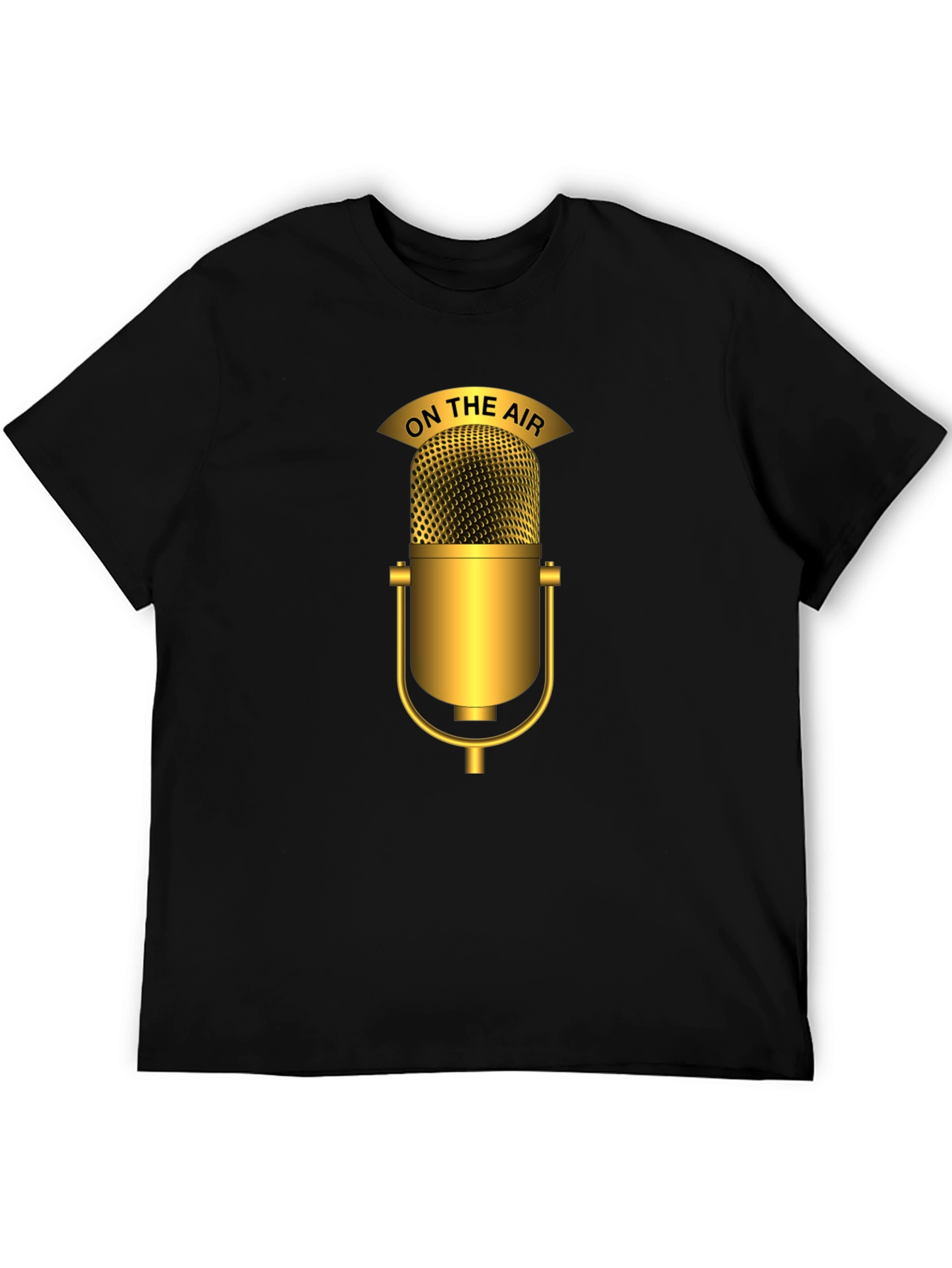 On The Air Microphone Graphic T-Shirt