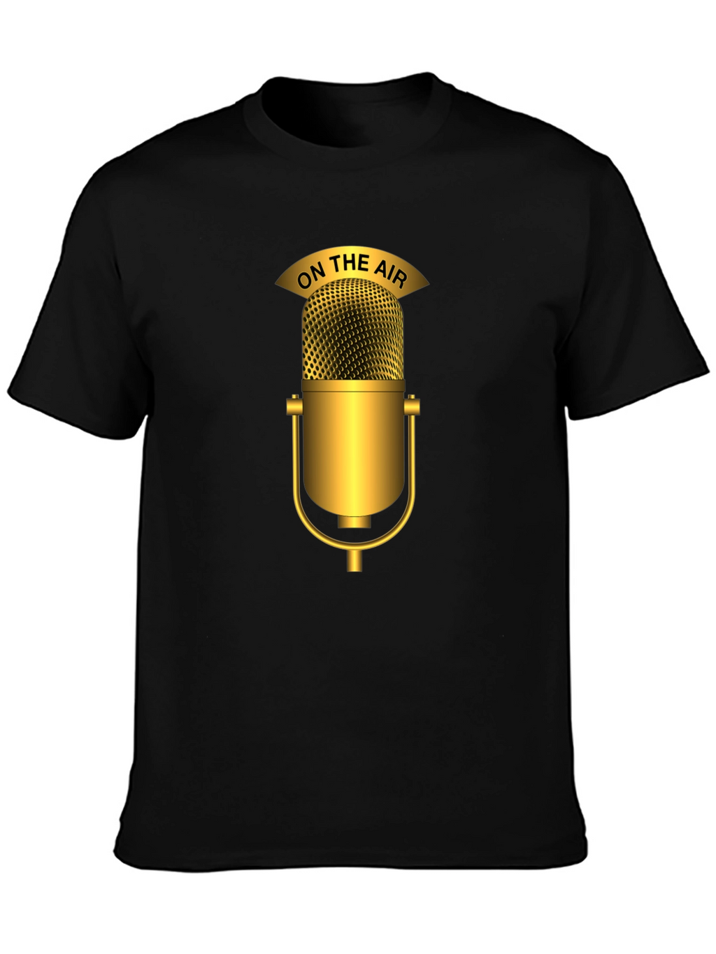 On The Air Microphone Graphic T-Shirt