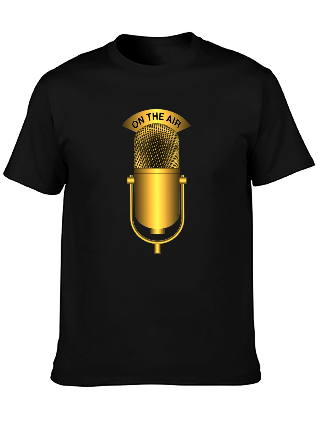 On The Air Microphone Graphic T-Shirt